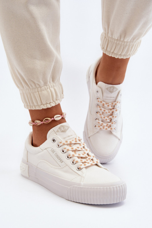 Moteriški batai Lee Cooper LCIN-24-31-2170 baltos spalvos