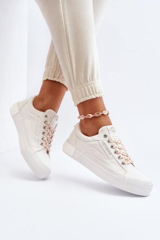 Moteriški batai Lee Cooper LCIN-24-31-2170 baltos spalvos