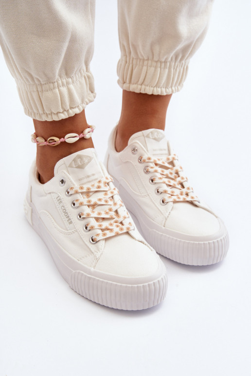 Moteriški batai Lee Cooper LCIN-24-31-2170 baltos spalvos