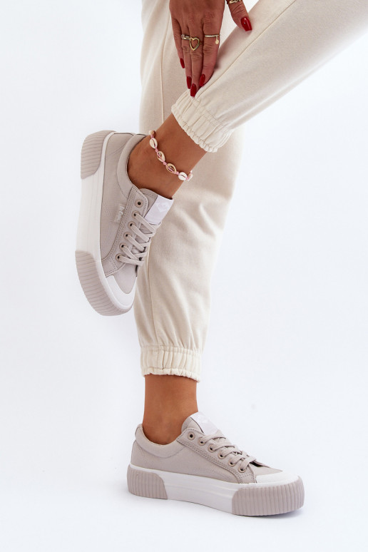 Laisvalaikio bateliai Ant storo pado Lee Cooper LCIN-24-31-2178 pilkos spalvos