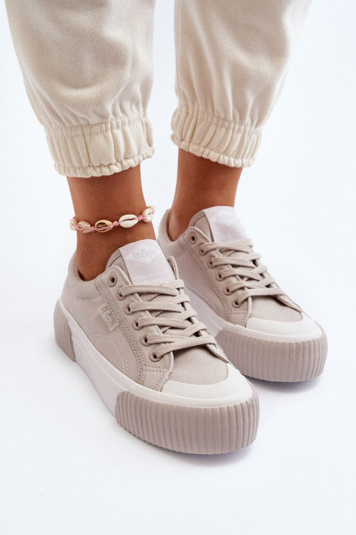 Laisvalaikio bateliai Ant storo pado Lee Cooper LCIN-24-31-2178 pilkos spalvos