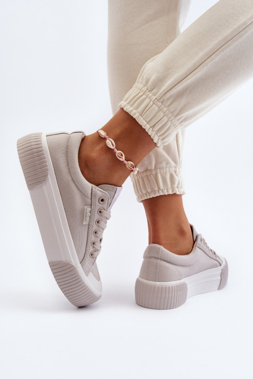 Laisvalaikio bateliai Ant storo pado Lee Cooper LCIN-24-31-2178 pilkos spalvos