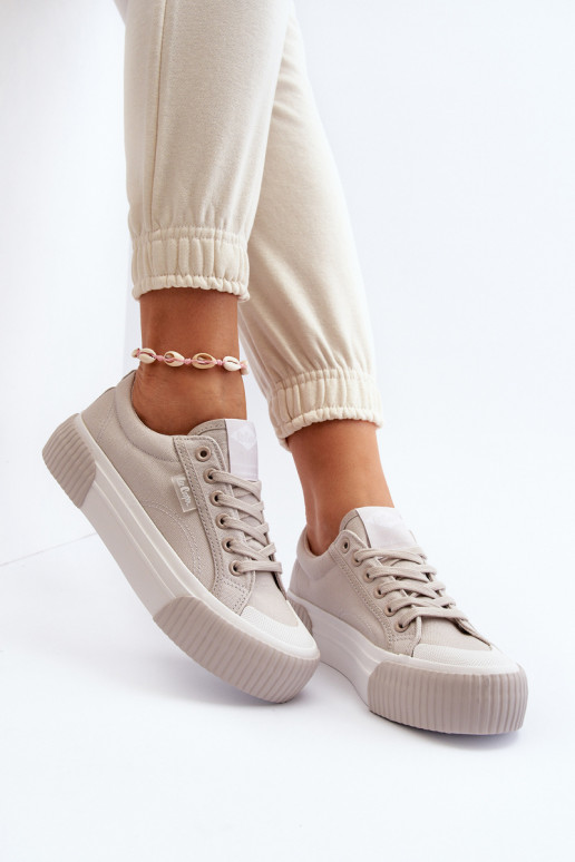 Laisvalaikio bateliai Ant storo pado Lee Cooper LCIN-24-31-2178 pilkos spalvos