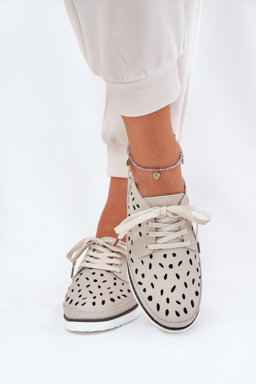 batai Oda Moteriškas S.Barski LR51-610 smėlio spalvos batai Oda Moteriškas S.Barski LR51-610 smėlio spalvos