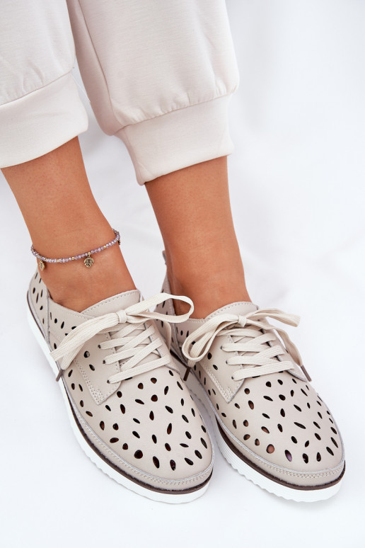 batai Oda Moteriškas S.Barski LR51-610 smėlio spalvos batai Oda Moteriškas S.Barski LR51-610 smėlio spalvos