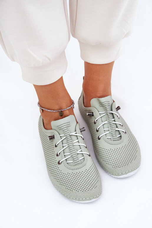 batai Moteriškas Pagaminta iš natūralios odos Artiker 54C0833 šviesiai žalios spalvos batai Moteriškas Pagaminta iš natūralios odos Artiker 54C0833 šviesiai žalios spalvos