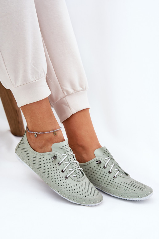 batai Moteriškas Pagaminta iš natūralios odos Artiker 54C0833 šviesiai žalios spalvos batai Moteriškas Pagaminta iš natūralios odos Artiker 54C0833 šviesiai žalios spalvos