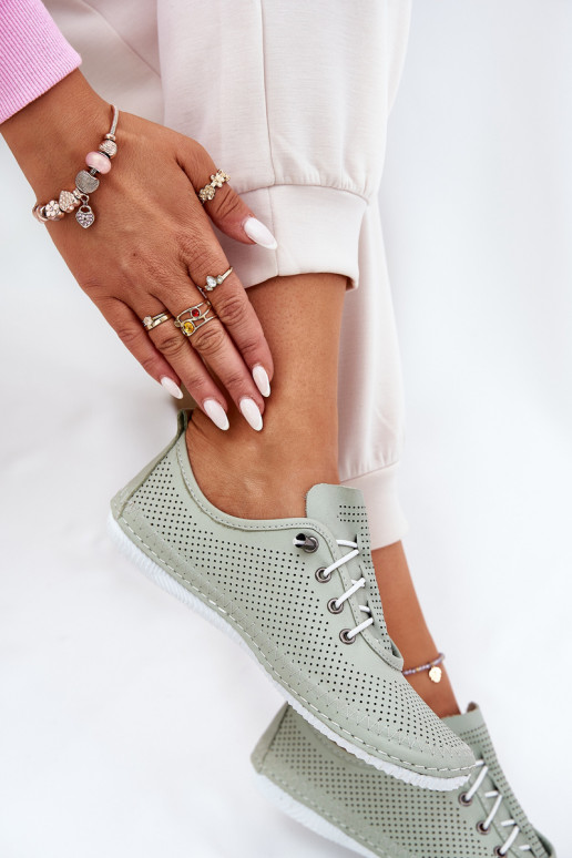 batai Moteriškas Pagaminta iš natūralios odos Artiker 54C0833 šviesiai žalios spalvos batai Moteriškas Pagaminta iš natūralios odos Artiker 54C0833 šviesiai žalios spalvos