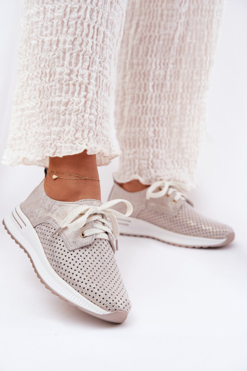 Oda  batai Moteriškas su platforma Artiker 56C2113 smėlio spalvos-aukso spalvos 2