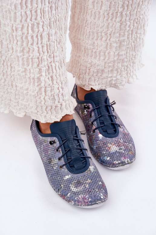 batai Moteriškas Pagaminta iš natūralios odos Raštuotas Artiker 56C2691 mėlynos spalvos