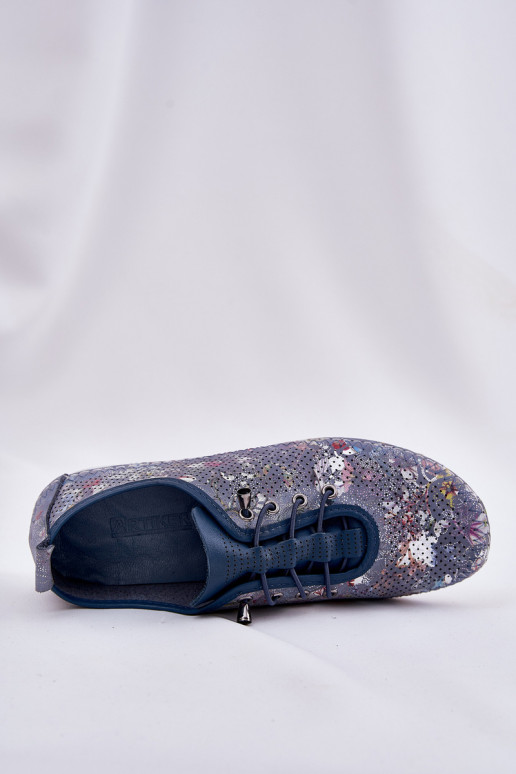 batai Moteriškas Pagaminta iš natūralios odos Raštuotas Artiker 56C2691 mėlynos spalvos