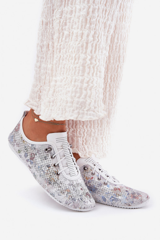 batai Moteriškas Pagaminta iš natūralios odos Raštuotas Artiker 56C2688 baltos spalvos