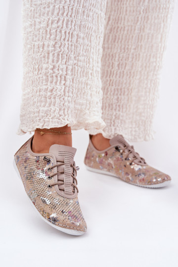 batai Moteriškas Pagaminta iš natūralios odos Raštuotas Artiker 56C2689 smėlio spalvos