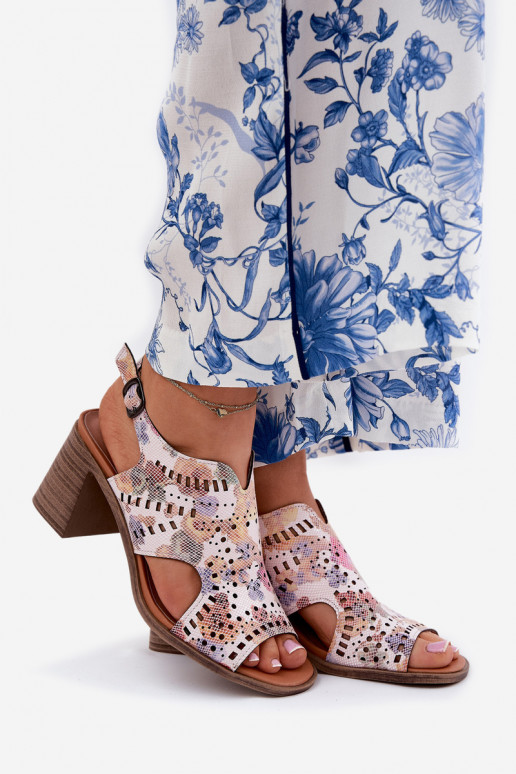 su aužūro elementais Moteriškos aukštakulnės basutės įvairių spalvų Tosine