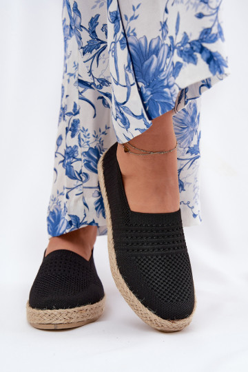 Moteriškas espadrilės Su Braid Vinceza 13624 juodos spalvos 2