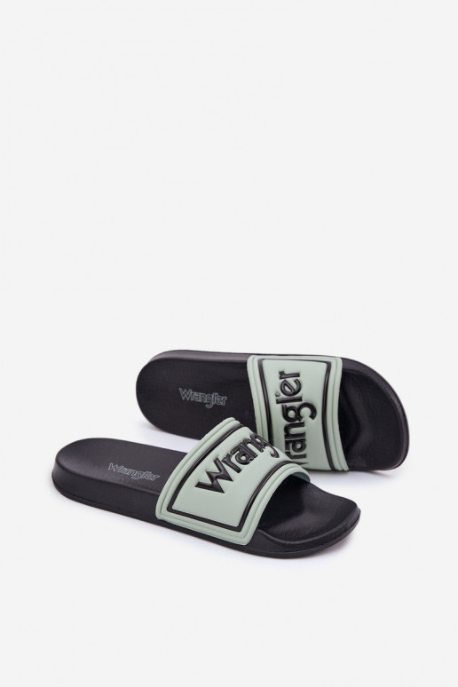 Šlepetės Vyriški INRANGLER AVERELL SLIDER MEN LOIN 20251042.52D šviesiai žalios spalvos