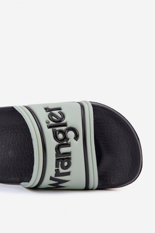 Šlepetės Vyriški INRANGLER AVERELL SLIDER MEN LOIN 20251042.52D šviesiai žalios spalvos