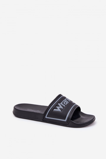Vyriškos juodos šlepetės Wrangler Averell Slider Men Loin 20251042.25Y