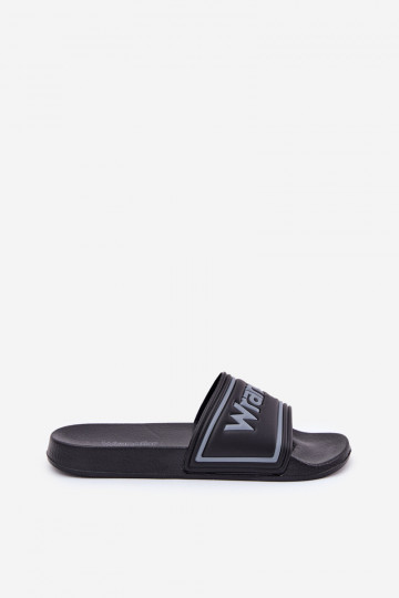 Vyriškos juodos šlepetės Wrangler Averell Slider Men Loin 20251042.25Y 2