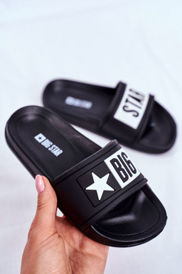 Šlepetės Vaikiški Big Star juodos spalvos DD374150