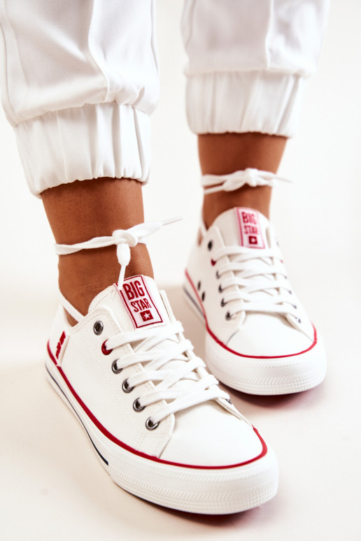 Moteriškas  laisvalaikio batai BIG STAR JJ274123 baltos spalvos