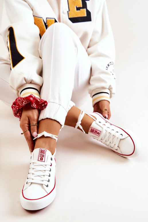 Moteriškas  laisvalaikio batai BIG STAR JJ274123 baltos spalvos