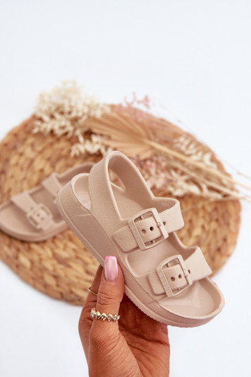 Šlepetės Vaikiški  su sagtimis BIG STAR NN374544 smėlio spalvos 2