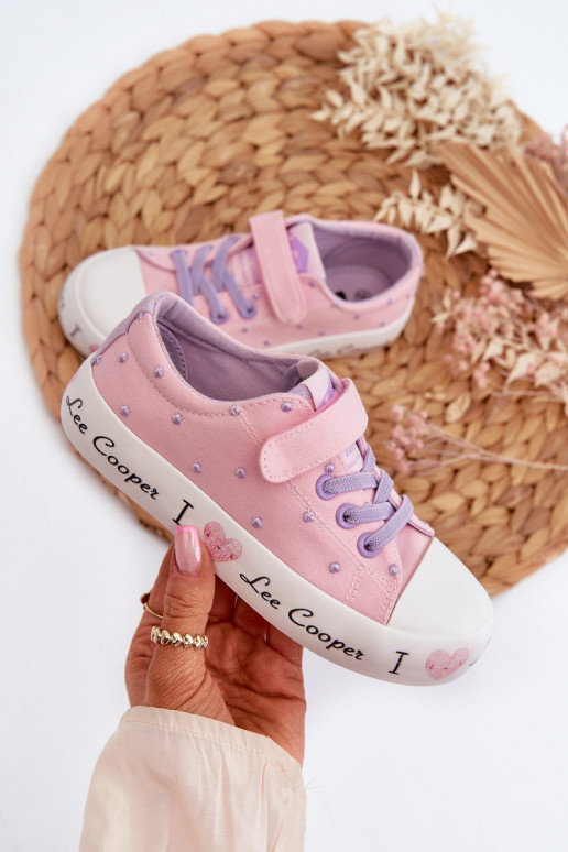 laisvalaikio batai Vaikiški Lee Cooper LCIN-24-02-2160 rožinės spalvos
