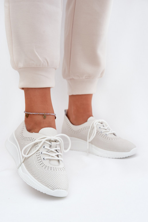 Oda sportiniai bateliai Moteriškas Vinceza 41472 baltos spalvos