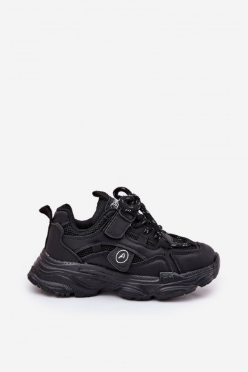 Sneakers modelio batai Vaikiški su platforma juodos spalvos Hanomess 2