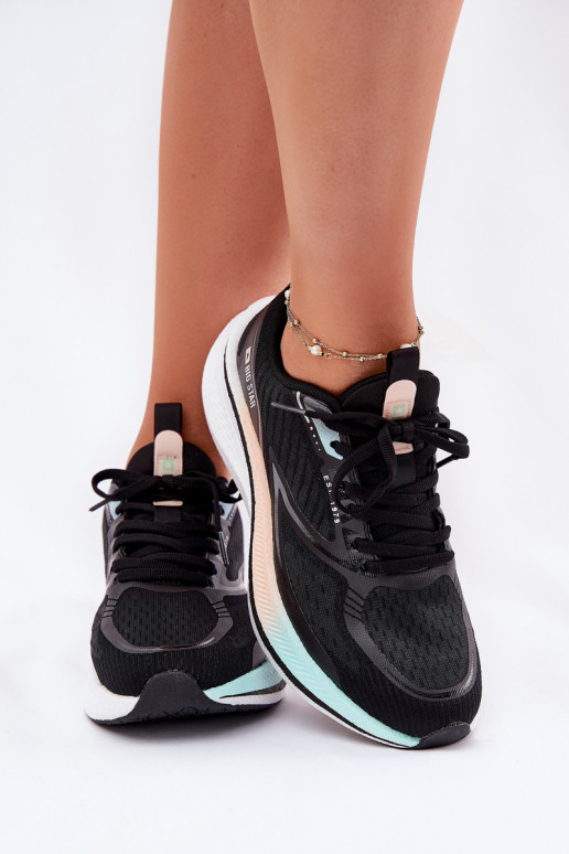 sportiniai bateliai Moteriškas Big Star RR274A160 HI-POLY SYSTEM juodos spalvos