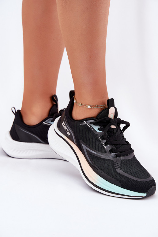 sportiniai bateliai Moteriškas Big Star RR274A160 HI-POLY SYSTEM juodos spalvos