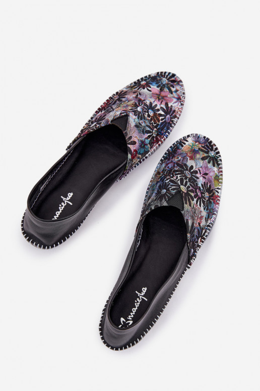 Balerinos su raštais Tai turiciejka T1930-39 juodos spalvos