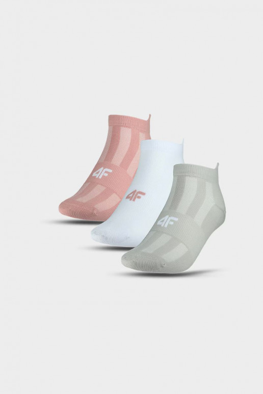 Skarpety TreningoĮe Moteriškas 3 Poros 4FINMM00UFSOF136-90S įvairių spalvų