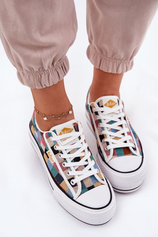 Raštuotas Laisvalaikio bateliai su platforma Lee Cooper LCIN-25-31-3441L įvairių spalvų