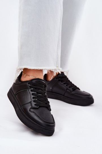 Sneakers modelio batai Moteriškas Big Star RR274A242 HI-POLY SYSTEM juodos spalvos