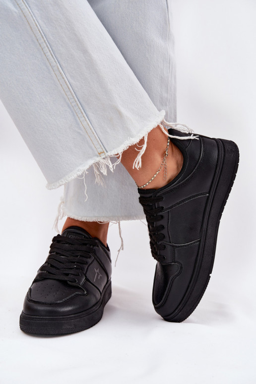 Sneakers modelio batai Moteriškas Big Star RR274A242 HI-POLY SYSTEM juodos spalvos