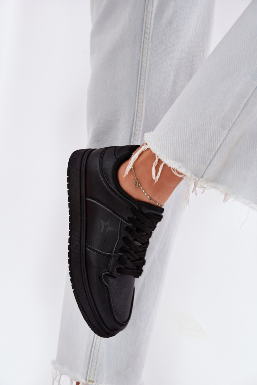 Sneakers modelio batai Moteriškas Big Star RR274A242 HI-POLY SYSTEM juodos spalvos