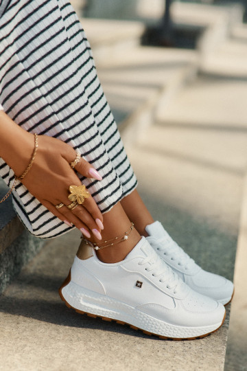 Sportiniai bateliai moterims Big Star RR274629 HI-POLY SYSTEM balti