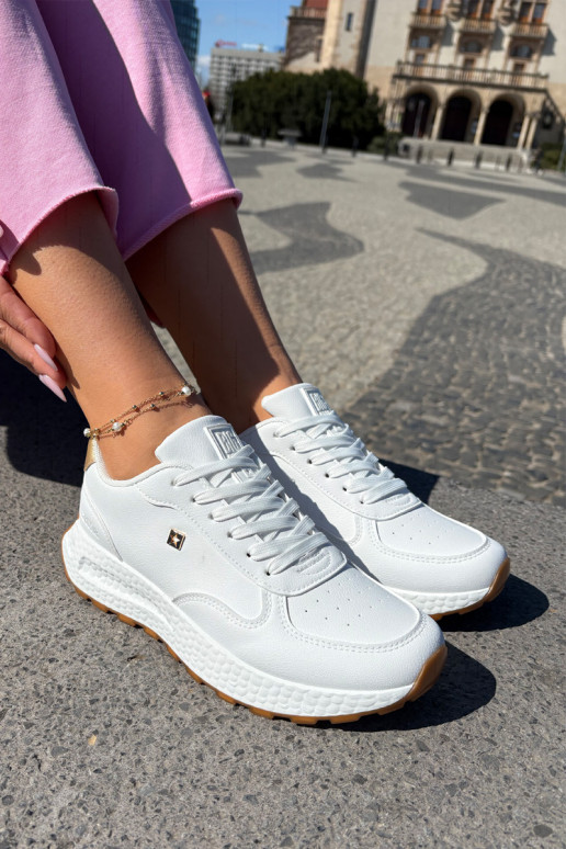 Sportiniai bateliai moterims Big Star RR274629 HI-POLY SYSTEM balti