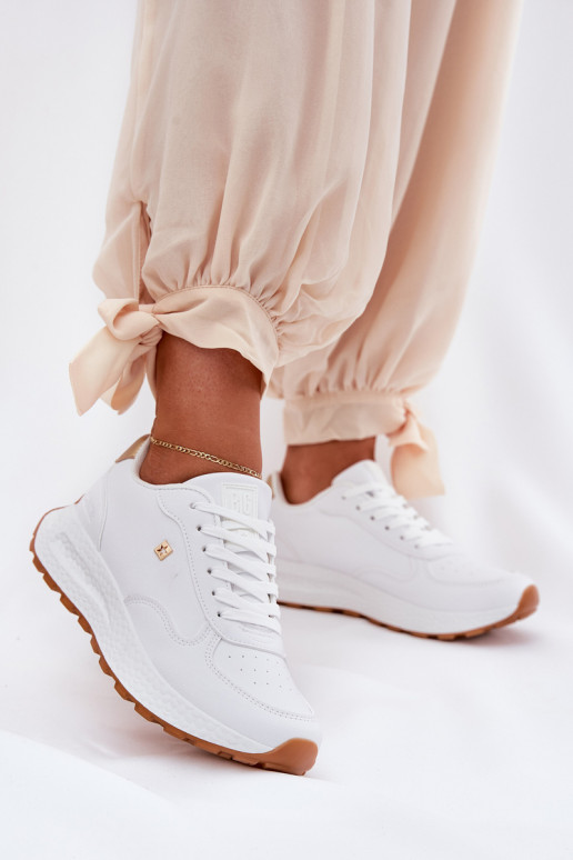 Sportiniai bateliai moterims Big Star RR274629 HI-POLY SYSTEM balti