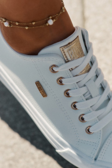 Moteriški balti laisvalaikio bateliai iš dirbtinės odos Big Star RR274748 2