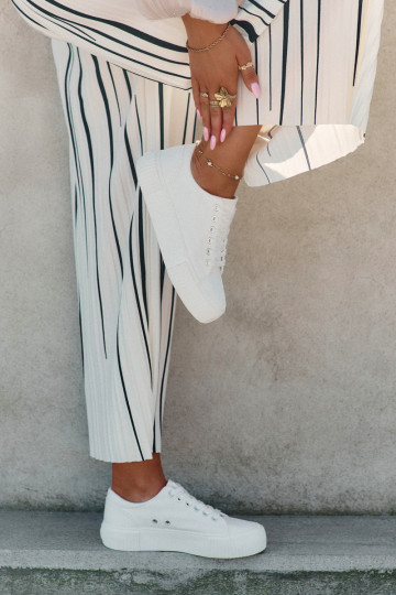 Moteriški balti laisvalaikio bateliai Big Star RR274405 2