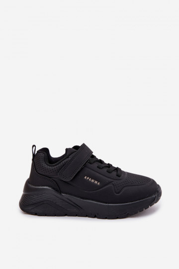 Vaikiški  sportiniai bateliai su platforma juodos spalvos Mirivia 2