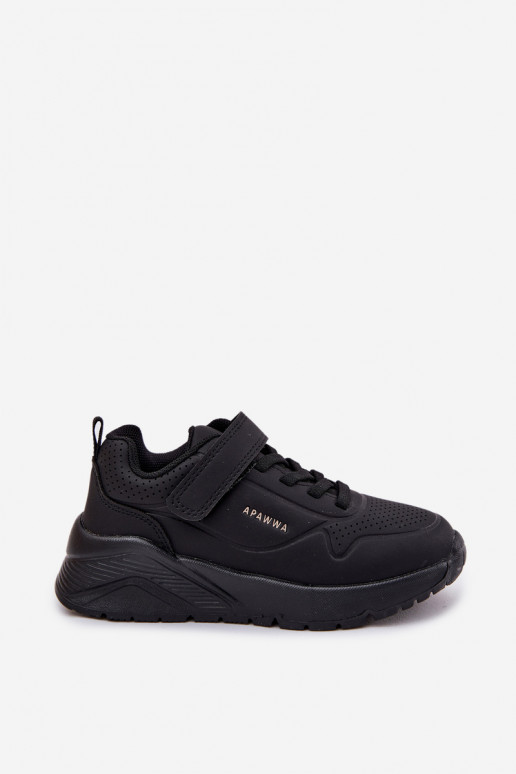 Vaikiški  sportiniai bateliai su platforma juodos spalvos Mirivia