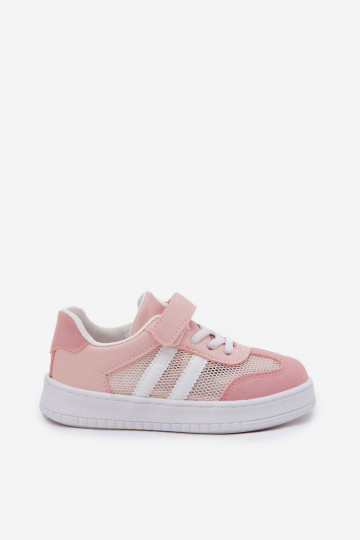Sneakers modelio batai Vaikiški su lipniais užsegimais rožinės spalvos Sepovia 2