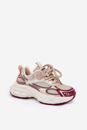 Sneakers modelio batai Vaikiški Ant storo pado aukso spalvos Xairana