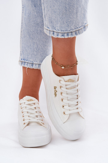 Laisvalaikio bateliai su platforma Lee Cooper LCIN-25-02-3289 baltos spalvos 2