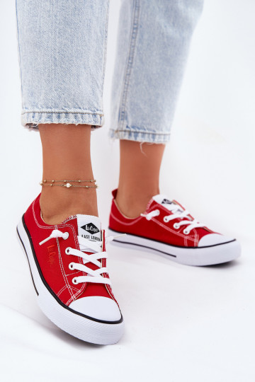 Laisvalaikio bateliai Lee Cooper LCIN-25-02-3298L raudonos spalvos