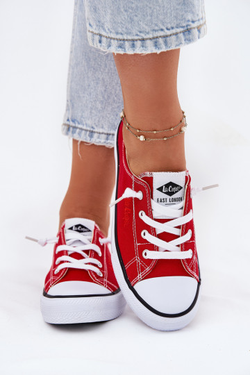  Laisvalaikio bateliai Lee Cooper LCIN-25-02-3298L raudonos spalvos 2